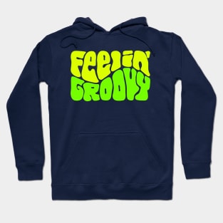 Feelin' Groovy Colorful Word Art Hoodie